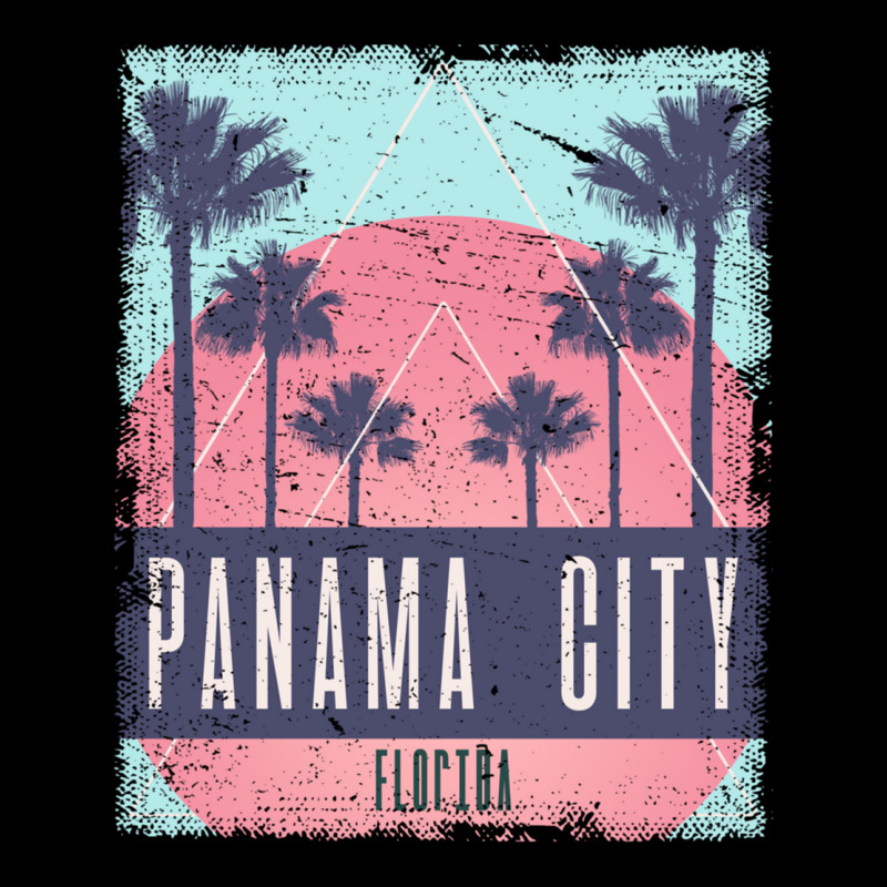 Panama City Beach Florida Fl Vintage Vaporwave Retro 80s Sweatshirt Zipper Hoodie by cm-arts | Artistshot