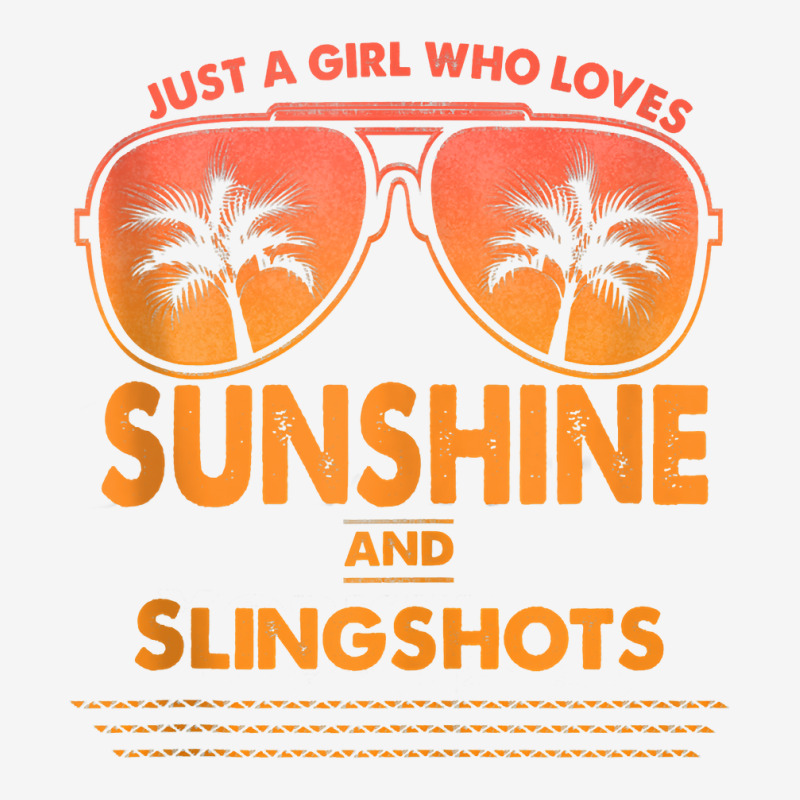 Just A Girl Who Loves Sunshine And Slingshots For Woman Tank Top Landscape Canvas Print | Artistshot