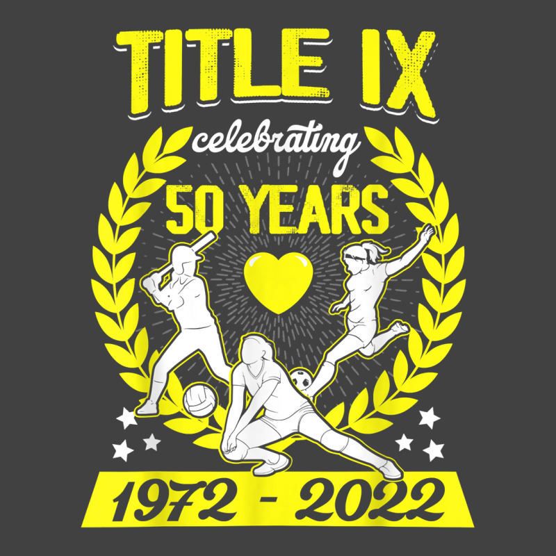 Title Ix 50th Anniversary Us Education Amendments 2022 T Shirt Vintage T-Shirt by nyxexaelaewe7 | Artistshot