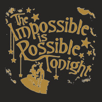 Smashings Design Arts Pumpkins   The Impossible Is Possible Tonight Cl Ladies Fitted T-shirt | Artistshot