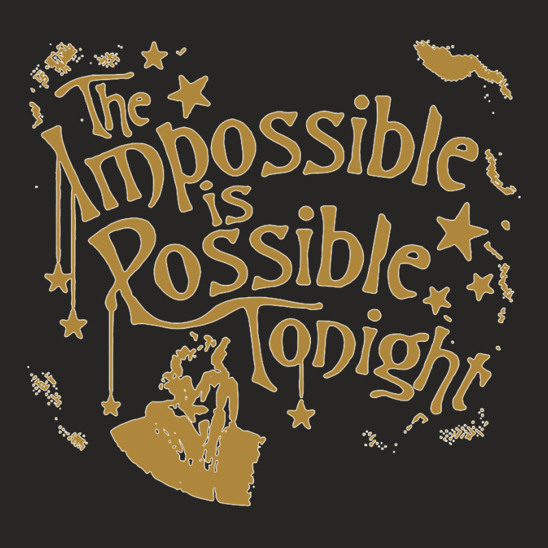 Smashings Design Arts Pumpkins   The Impossible Is Possible Tonight Cl Ladies Fitted T-Shirt by MaryTMcgoffin | Artistshot