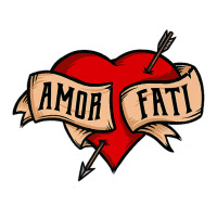 Amor Fati   Classic Nietzsche Tattoo Heart Design Premium T Shirt Baby Tee | Artistshot