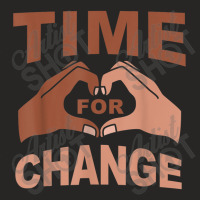 Time For Change Black History Month Funny Gift Ladies Fitted T-shirt | Artistshot