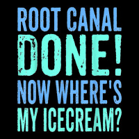 Root Canal Done Now Where's My Icecream Funny Dentist Dental Adjustable Cap | Artistshot