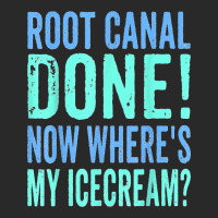 Root Canal Done Now Where's My Icecream Funny Dentist Dental Printed Hat | Artistshot