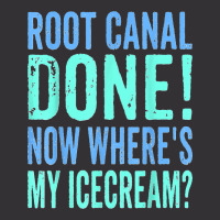 Root Canal Done Now Where's My Icecream Funny Dentist Dental Vintage Short | Artistshot