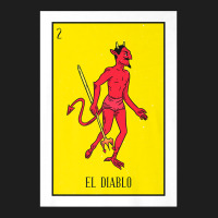 Mexican Devil Lottery Gift The Devil Card Mexican Lottery Premium T Sh Classic T-shirt | Artistshot