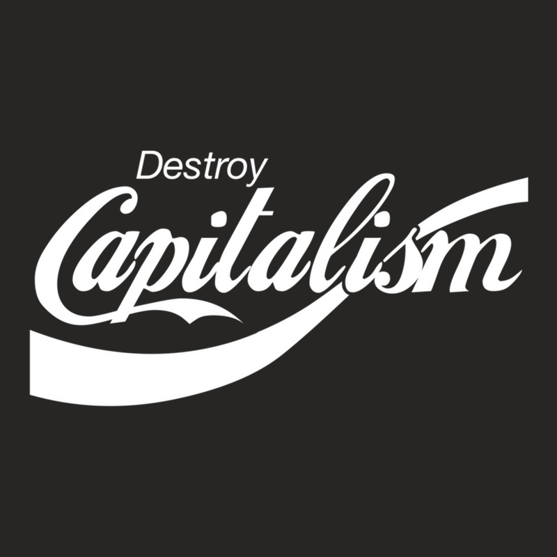 Destroy Capitalism Ladies Fitted T-Shirt by cm-arts | Artistshot