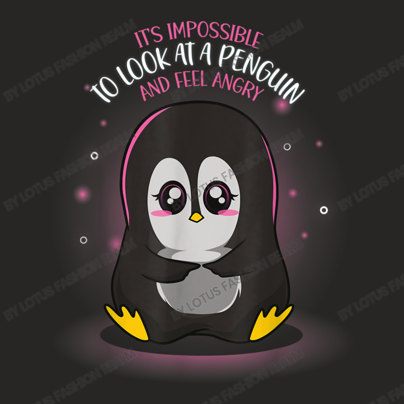 Impossible To Feel Angry Penguin Ladies Fitted T-shirt | Artistshot