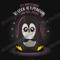 Impossible To Feel Angry Penguin Baby Bibs | Artistshot