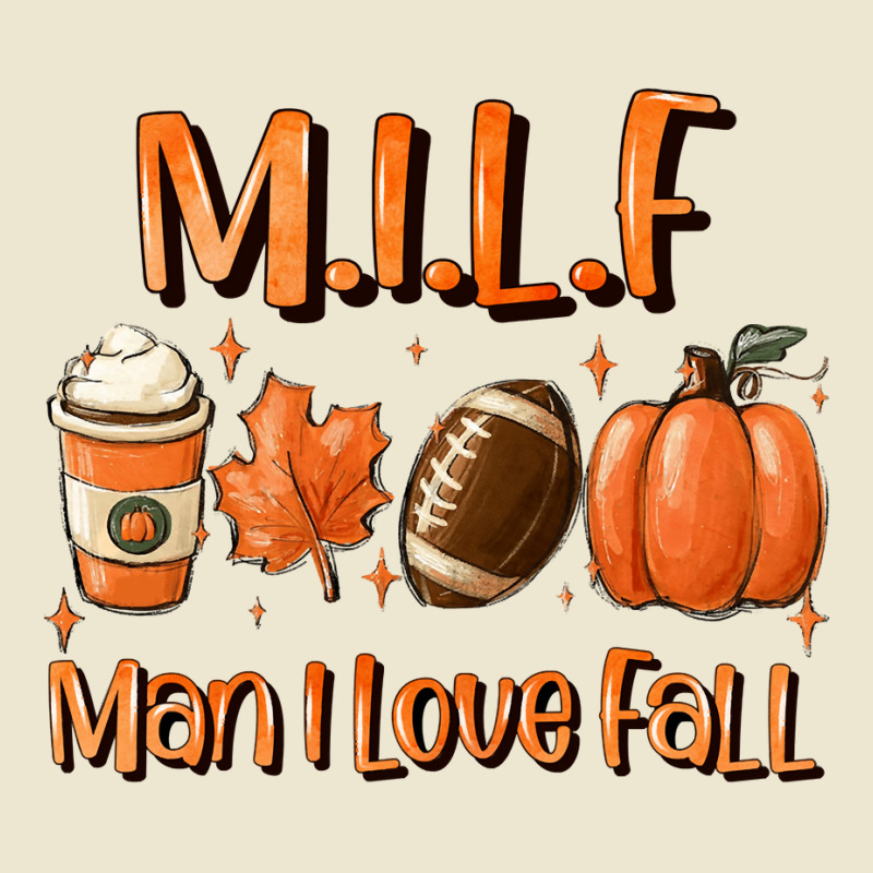 Milf Man I Love Fall Funny Woman Autumn Seasons Lover Pullover Hoodie Cropped Hoodie by cm-arts | Artistshot