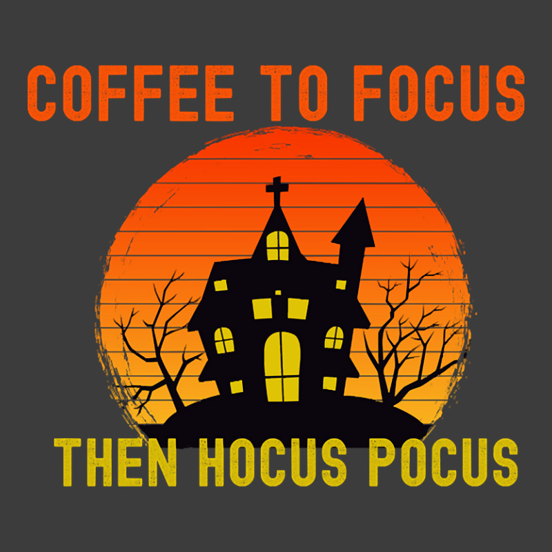 Vintage Retro Sunset Coffee To Focus Then Hocus Pocus Men's Polo Shirt by Gibbons Washburn | Artistshot