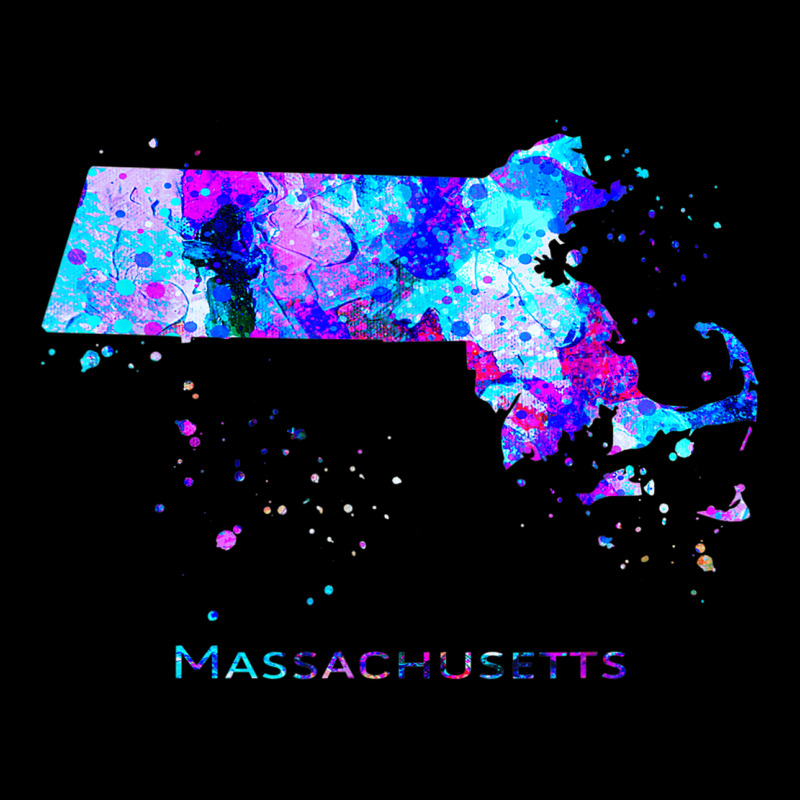 Massachusetts Map Baby Tee | Artistshot