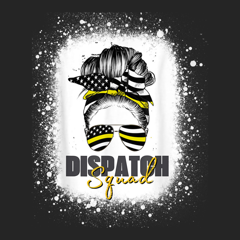 Dispatcher 911 Women Messy Bun American Flag Dispatch Squad Unisex Hoodie | Artistshot