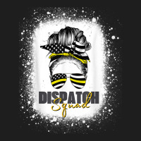 Dispatcher 911 Women Messy Bun American Flag Dispatch Squad Classic T-shirt | Artistshot