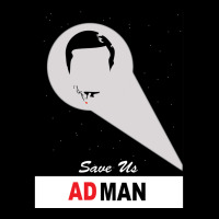 Save Us Ad Man V-neck Tee | Artistshot