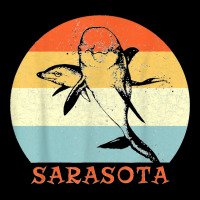 Sarasota Florida Vintage Retro Dolphin Vacation Maternity Scoop Neck T-shirt | Artistshot