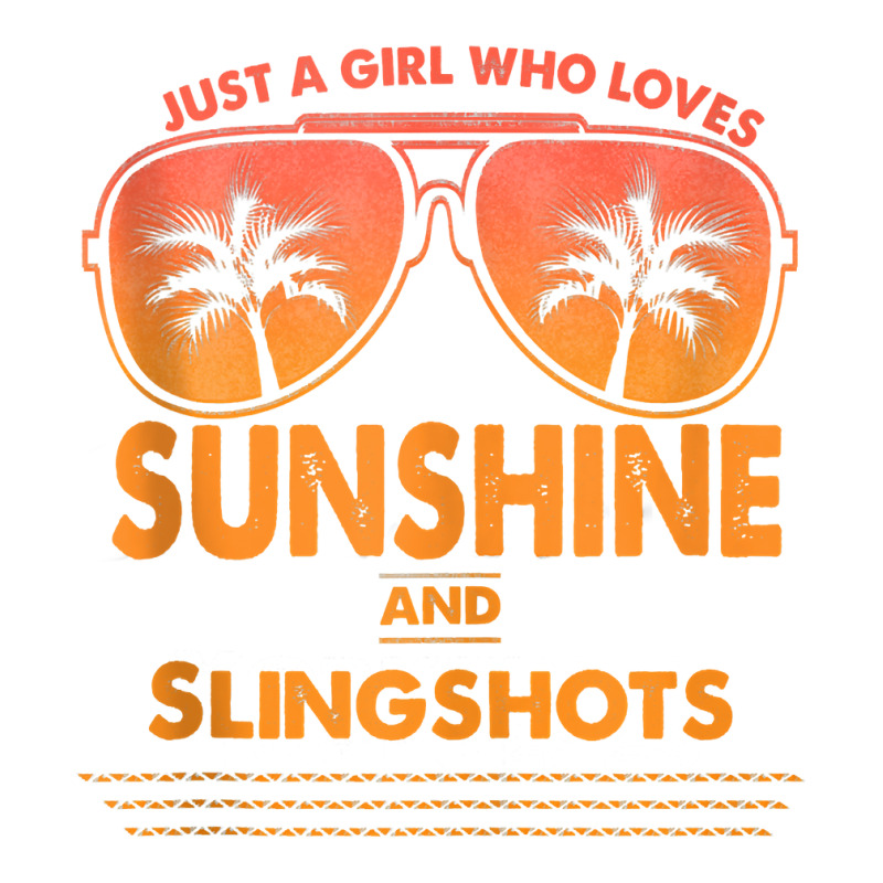 Just A Girl Who Loves Sunshine And Slingshots For Woman Tank Top Sticker | Artistshot