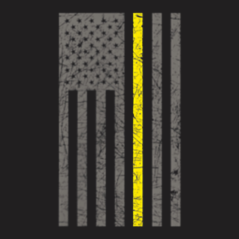 Dispatcher Thin Gold Line Shirt T-shirt | Artistshot