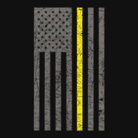 Dispatcher Thin Gold Line Shirt Portrait Canvas Print | Artistshot