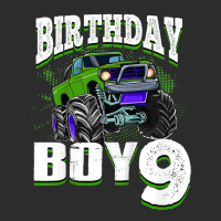 Kids Monster Truck Birthday Boy Is 9 Kids 9th Birthday Car Party Exclusive T-shirt | Artistshot