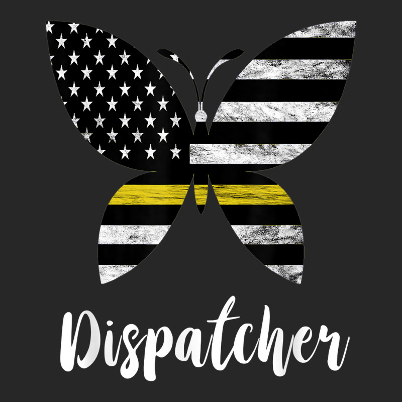 Dispatcher Usa America Flag Butterfly Freedom 911 Operator Men's T-shirt Pajama Set | Artistshot