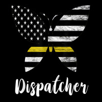 Dispatcher Usa America Flag Butterfly Freedom 911 Operator Men's 3/4 Sleeve Pajama Set | Artistshot