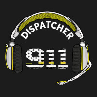 Dispatcher Vintage Usa Flag 911 Operator Call Headset Line Hoodie & Jogger Set | Artistshot