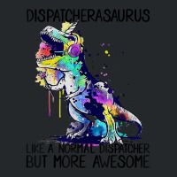 Dispatcherasaurus Like A Normal 911 Dispatcher Life Dinosaur Crewneck Sweatshirt | Artistshot