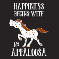 Happiness Begins With An Appaloosa Red Roan Horse Vintage Cap | Artistshot