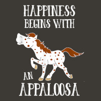 Happiness Begins With An Appaloosa Red Roan Horse Bucket Hat | Artistshot