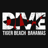 Dive Bahamas Tiger Beach Scuba Diving Shark Round Patch | Artistshot