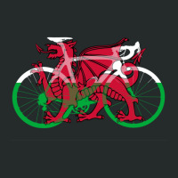 Bike Flag Wales (big) V2 Women's Triblend Scoop T-shirt | Artistshot