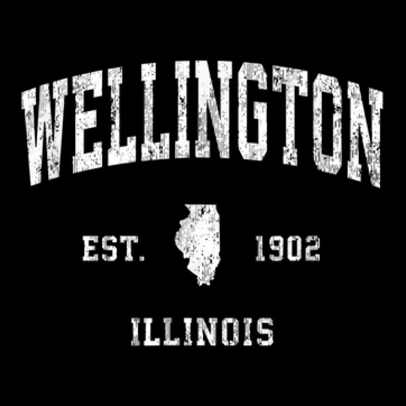 Wellington Illinois Il Vintage Athletic Sports Design Fleece Short | Artistshot