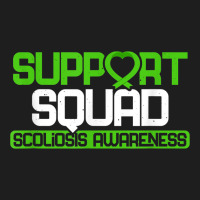 Scoliosis Support Squad Spine Surgery Recovery Green Ribbon Classic T-shirt | Artistshot