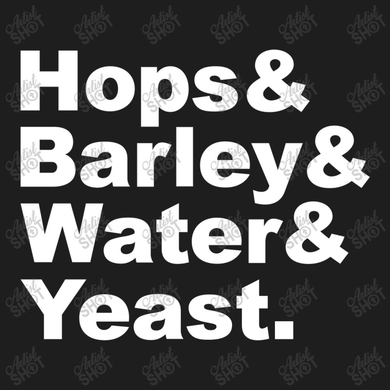 Hops Barley Water Yeast Classic T-shirt | Artistshot