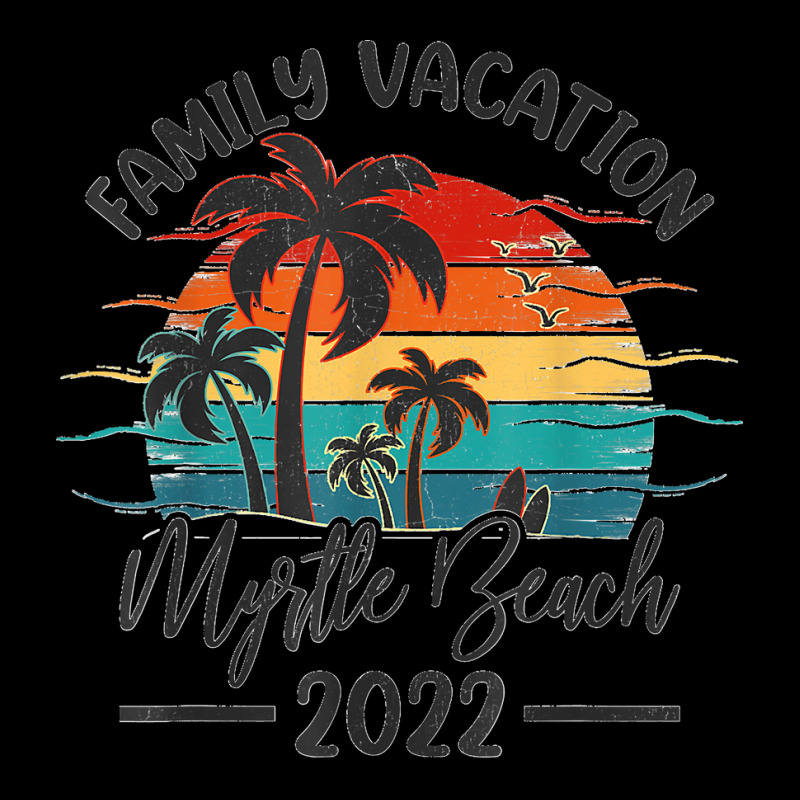 Vintage Family Vacation 2022 South Carolina Myrtle Beach T Shirt Pocket T-shirt | Artistshot