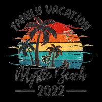 Vintage Family Vacation 2022 South Carolina Myrtle Beach T Shirt V-neck Tee | Artistshot