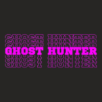 Stacked Purple Ghost Hunter Font Investigator Of Paranormal Ladies Fitted T-shirt | Artistshot