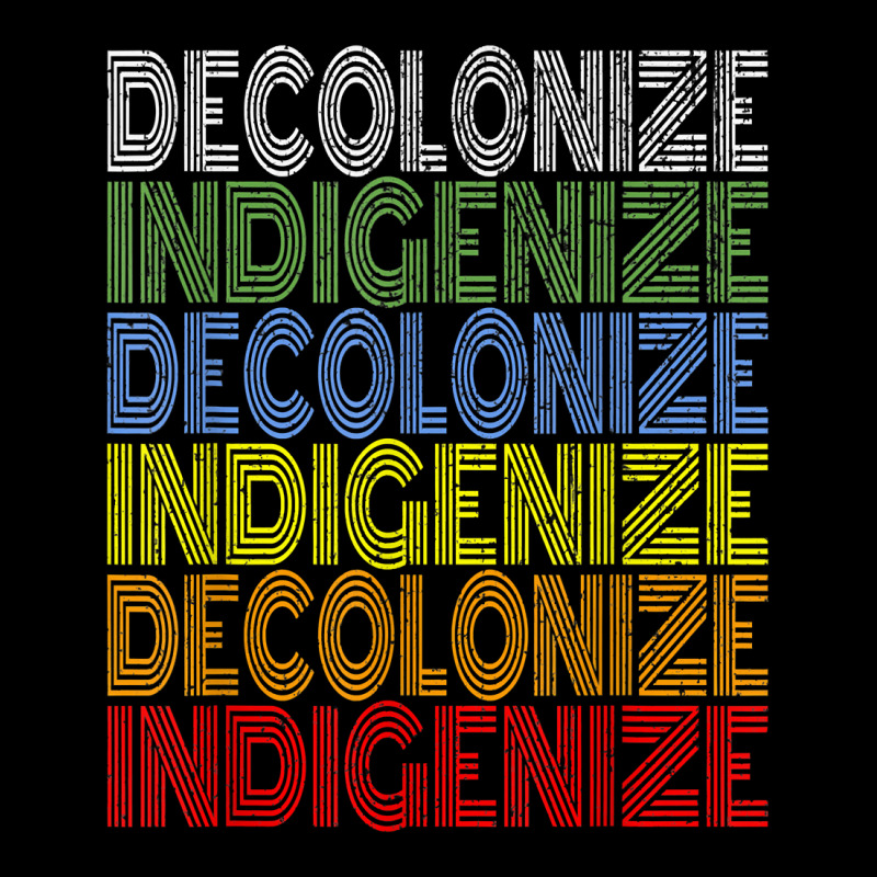 Decolonize Indigenize Shirt Native American Education Gift T Shirt Adjustable Cap | Artistshot