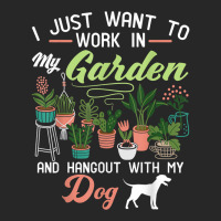 I Just Want To Work In My Garden And Hangout With Dog Shirt T Shirt Women's Pajamas Set | Artistshot