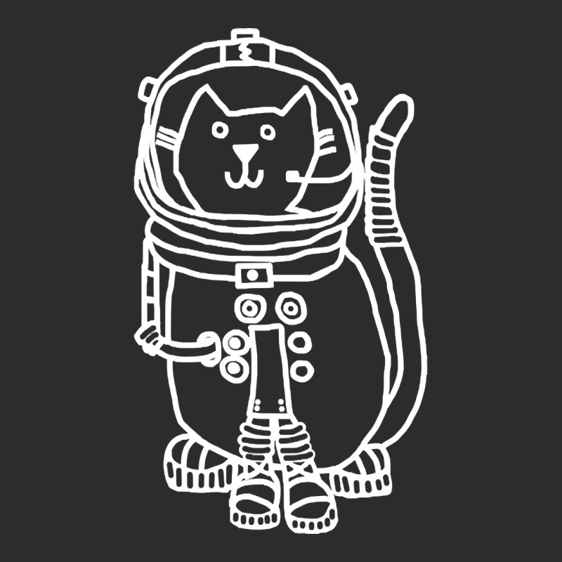 White Line Space Captain Yellow Cat Exclusive T-shirt | Artistshot