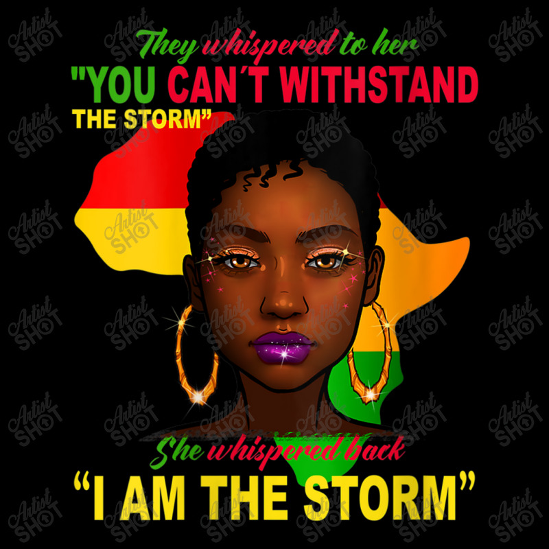 Womens Black History Month  African Woman Afro I Am The Storm Music Vi Adjustable Cap by KhalilDesign | Artistshot