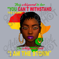 Womens Black History Month  African Woman Afro I Am The Storm Music Vi Tank Dress | Artistshot