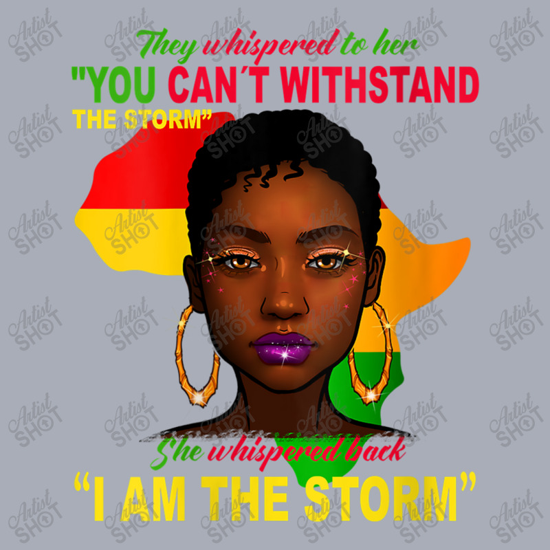 Womens Black History Month  African Woman Afro I Am The Storm Music Vi Tank Dress by KhalilDesign | Artistshot