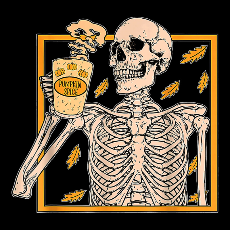 Vintage Halloween Skeleton Pumpkin Spice Latte Syrup Creamer T Shirt C Lightweight Hoodie | Artistshot