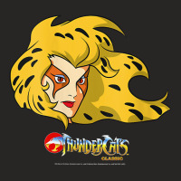 Womens Thundercats Cheetara Big Face V Neck T Shirt Ladies Fitted T-shirt | Artistshot