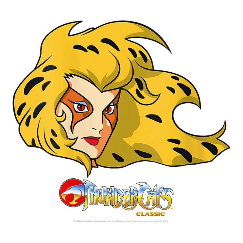 Womens Thundercats Cheetara Big Face V Neck T Shirt Crop Top by cm-arts | Artistshot