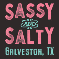 Galveston Texas Sassy And Salty Souvenir T Shirt Racerback Tank | Artistshot