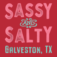 Galveston Texas Sassy And Salty Souvenir T Shirt Women's V-neck T-shirt | Artistshot